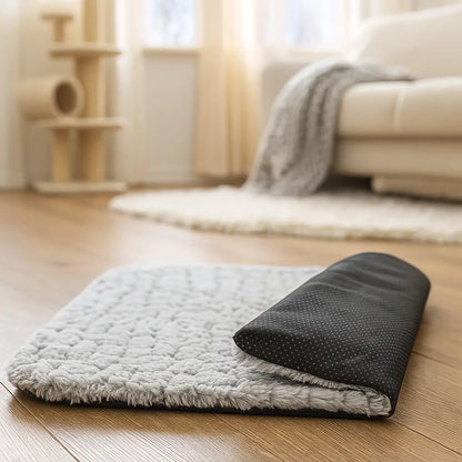 Self-Heating Dog Bed for Winter | Soft & Washable Heat Mat