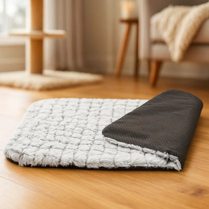 Lit auto-chauffant pour chat pour l'hiver | Tapis chauffant doux & lavable