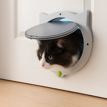 Cat flap with magnetic closure | 4-way locking & secure installation