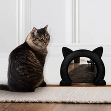 Cat flap with cat head design | Stylish, Safe & Scratch-free