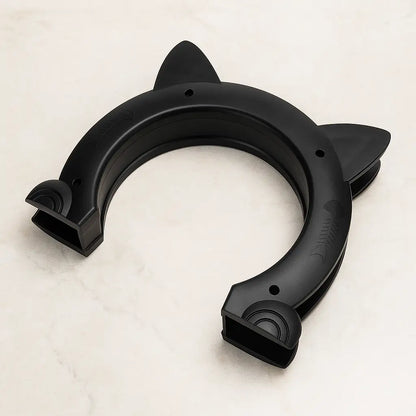 Cat flap with cat head design | Stylish, Safe & Scratch-free