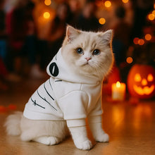 Halloween Cat Sweater Mummy Design | Warmer Hoodie for Cats