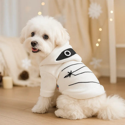 Halloween Dog Sweater Mummy | Warmer Hoodie for Dogs