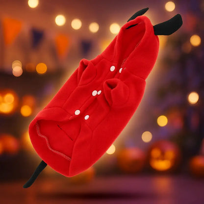 Halloween Hundepullover mit Muster | Weicher Fleece für Kleine Hunde