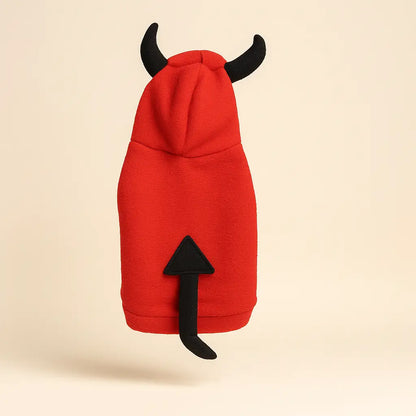 Halloween Hundepullover mit Muster | Weicher Fleece für Kleine Hunde