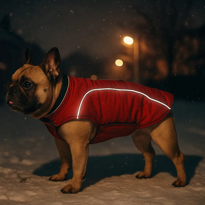 Warmer Steppmantel für Hunde | Wendbar & Kuschelig für den Winter