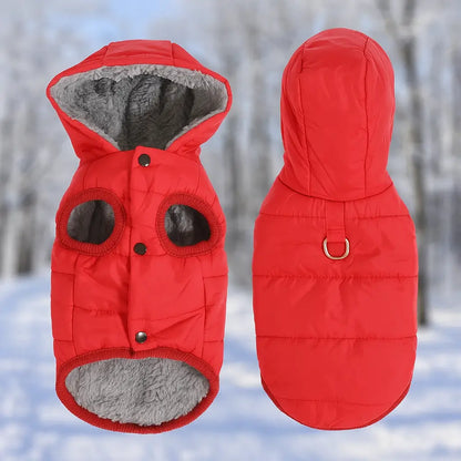 Dog Coat Winter Reversible Jacket | Waterproof, Warm & Double-Sided Wearable