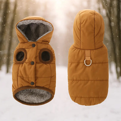 Dog Coat Winter Reversible Jacket | Waterproof, Warm & Double-Sided Wearable