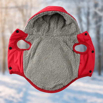 Dog Coat Winter Reversible Jacket | Waterproof, Warm & Double-Sided Wearable