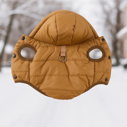 Dog Coat Winter Reversible Jacket | Waterproof, Warm & Double-Sided Wearable