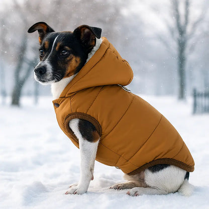 Dog Coat Winter Reversible Jacket | Waterproof, Warm & Double-Sided Wearable