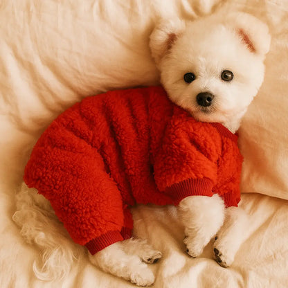 Manteau & pyjama doux pour chien | Pyjama doux & chaud pour chiens