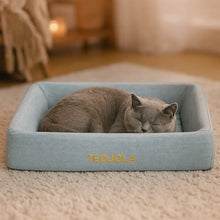 Cat Bed with Memory Foam | Washable & Shape-Stable Comfort Bed