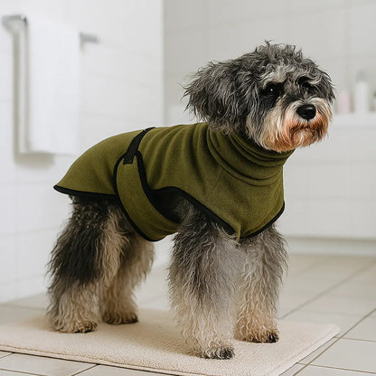 Dog Bathrobe made of Terry Cotton | Absorbent & Washable