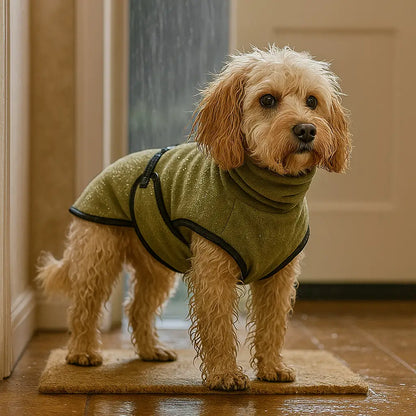 Dog Bathrobe made of Terry Cotton | Absorbent & Washable