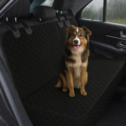 Siège auto pour chiens banquette arrière | Protection de siège imperméable & antidérapante pour voiture