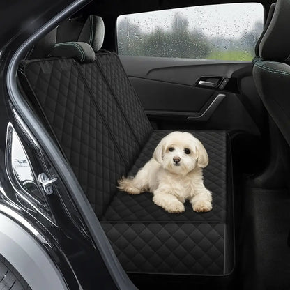 Siège auto pour chiens banquette arrière | Protection de siège imperméable & antidérapante pour voiture