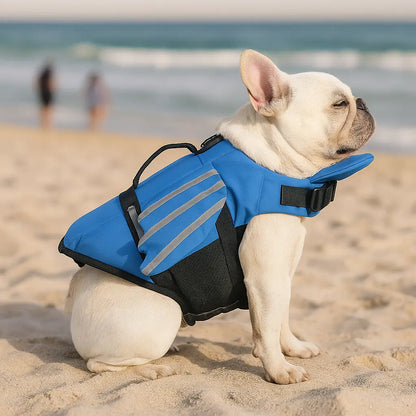 Dog Life Jacket with Chin Rest | Secure Buoyancy & Adjustable