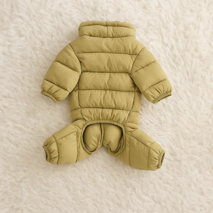 Winter Hundemantel mit Kapuze | Warmer Mantel für Kleine Hunde