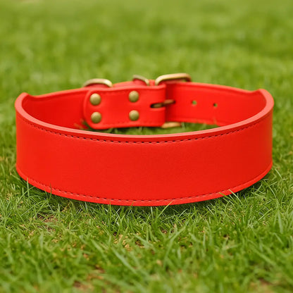Leather Dog Collar | Durable & Adjustable for Large Dogs