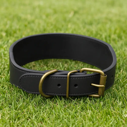 Leather Dog Collar | Durable & Adjustable for Large Dogs