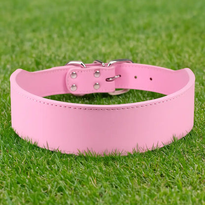 Leather Dog Collar | Durable & Adjustable for Large Dogs
