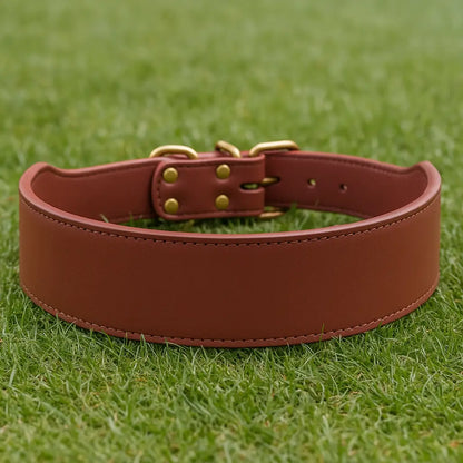 Leather Dog Collar | Durable & Adjustable for Large Dogs