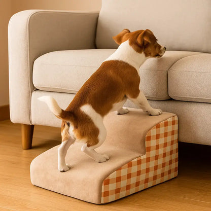 Hundetreppe & Hunderampe aus Schaumstoff | Rutschfest & Abnehmbar