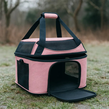 Dog carrier bag | Breathable shoulder bag for travel & outings