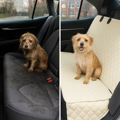 Siège auto pour chiens banquette arrière | Protection imperméable & lavable pour banquette arrière