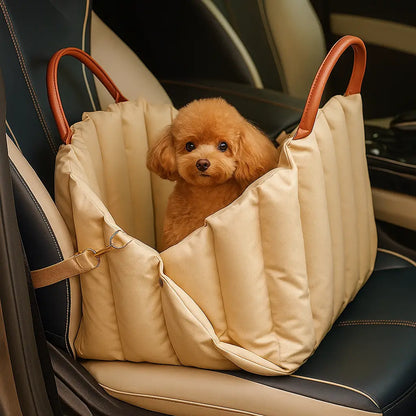 Tragbarer Hunde Autositz & Reisetasche | Warm, Sicher & Wintergeeignet