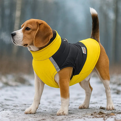 Waterproof Dog Jacket Winter – Windproof, Reflective & Adjustable