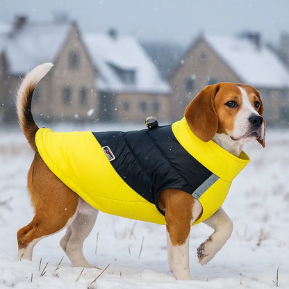 Waterproof Dog Jacket Winter – Windproof, Reflective & Adjustable