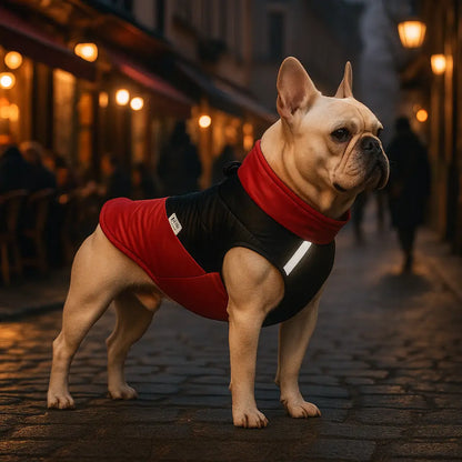 Winter Hundemantel mit D-Ring | Wasserdichte & Warme Hundejacke