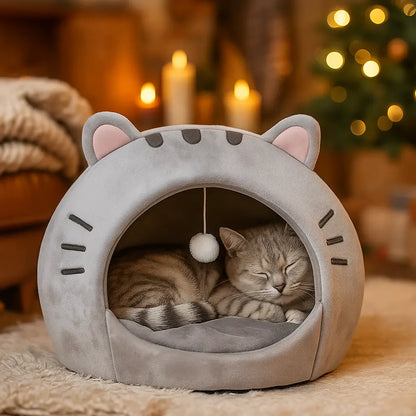 KuschelHöhle – Le lit douillet pour chat pour des retraites calmes