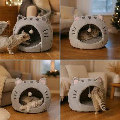 KuschelHöhle – Le lit douillet pour chat pour des retraites calmes