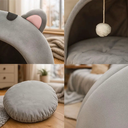 KuschelHöhle – Le lit douillet pour chat pour des retraites calmes