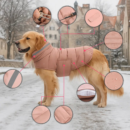 Wasserdichter Hundemantel | warm, reflektierend & ideal für Winter