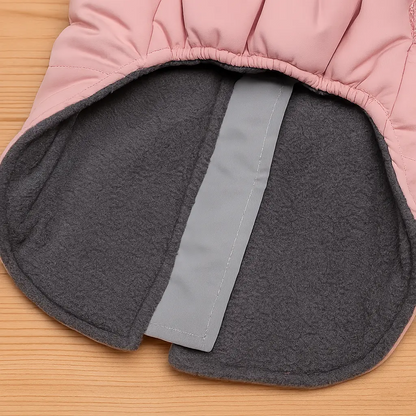 Wasserdichter Winter Hundemantel mit Geschirr | Warm & Sicher
