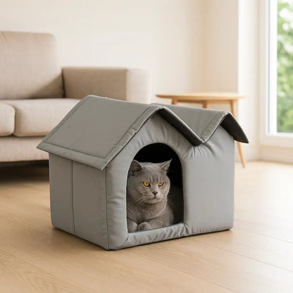 Cooling Cat House with Ice Packs | Summer Retreat