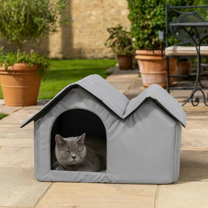 Cooling Cat House with Ice Packs | Summer Retreat