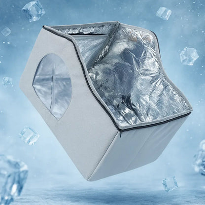 Cooling Cat House with Ice Packs | Summer Retreat