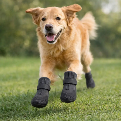 Dog shoes winter waterproof | warm lined & non-slip
