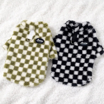 Dog Coat Black White | elegant, warm & stylish for dogs
