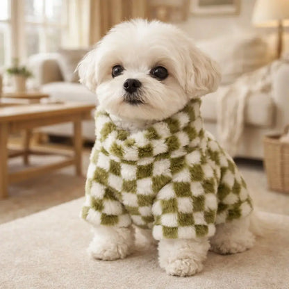 Dog Coat Black White | elegant, warm & stylish for dogs