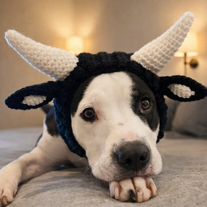 Dog Hearing Protection | Noise-Reducing Dog Hat Made of Knit