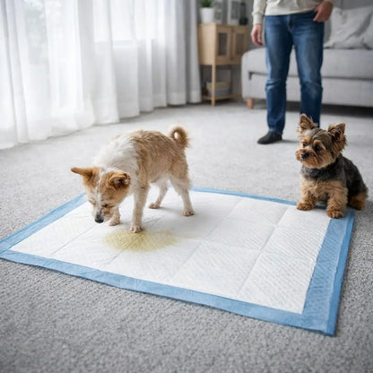 Urine pads for dogs | Highly absorbent disposable training pads for dogs