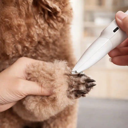 Dog Care Trimmer 2-in-1 | Dog Grooming & Nail File with LED