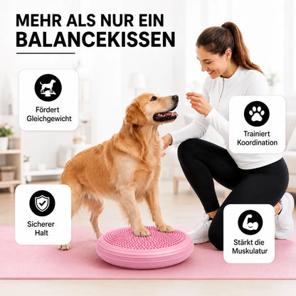 Hunde Balancekissen für Doga | Rutschfest & Stabil