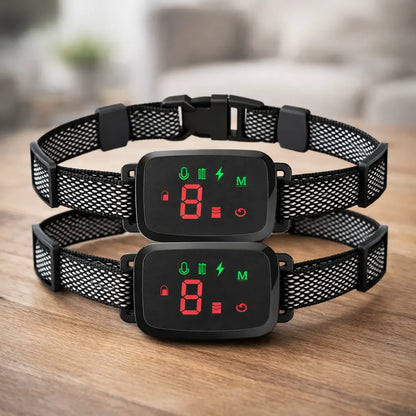 Anti-bark collar with sound & vibration – Gentle, automatic collar against barking